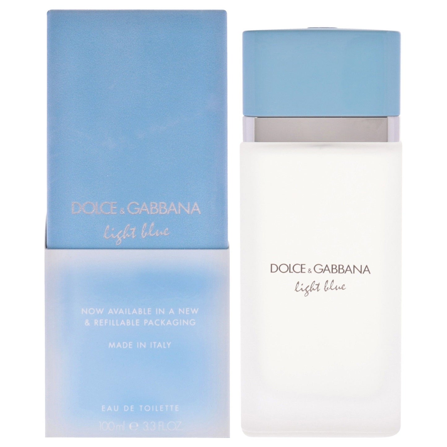 Dolce and Gabbana Light Blue for Women 3.3 oz EDT Spray Refillable