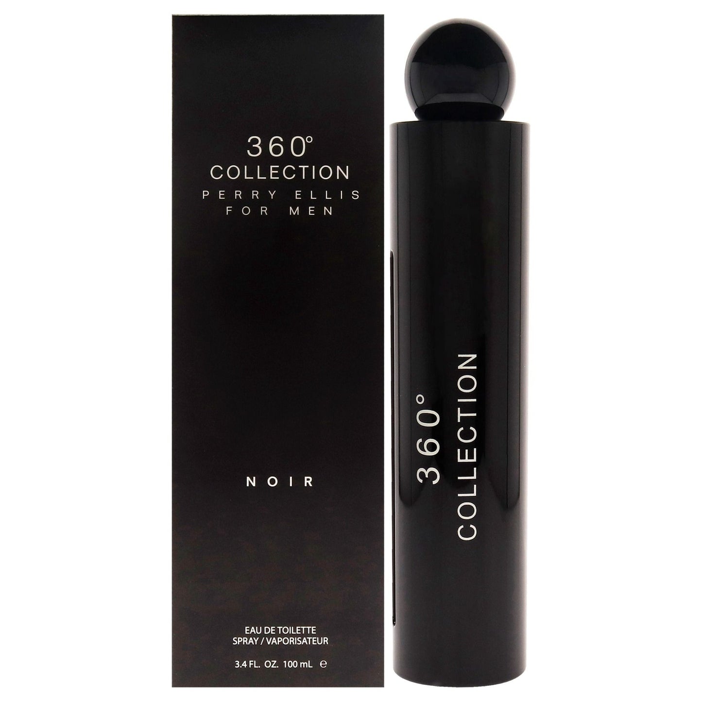 Perry Ellis 360 Collection Noir by Perry Ellis for Men - 3.4 oz EDT Spray