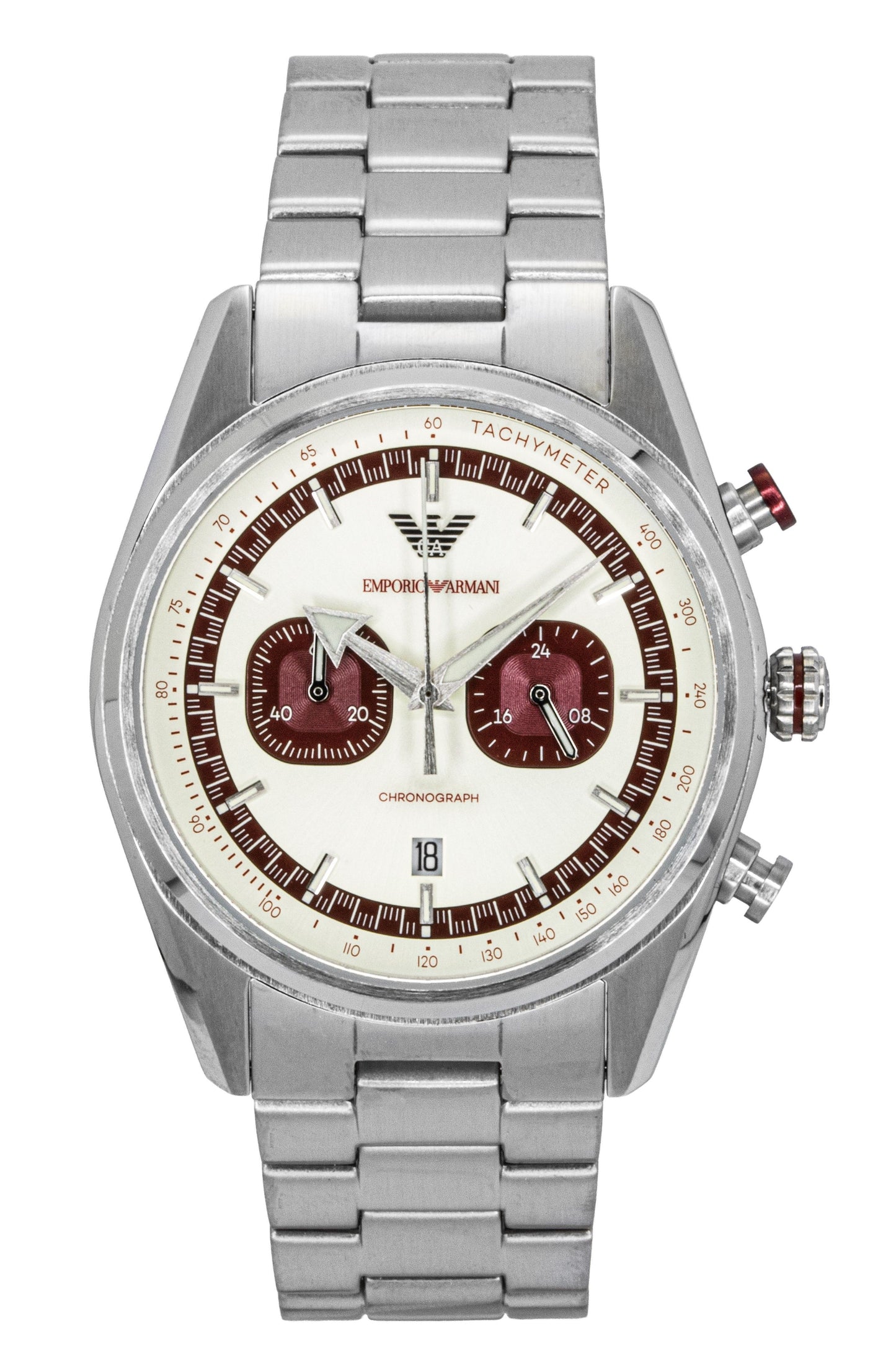 Emporio Armani Chronograph Stainless Steel Multicolor Dial Quartz AR11645 Men's Watch