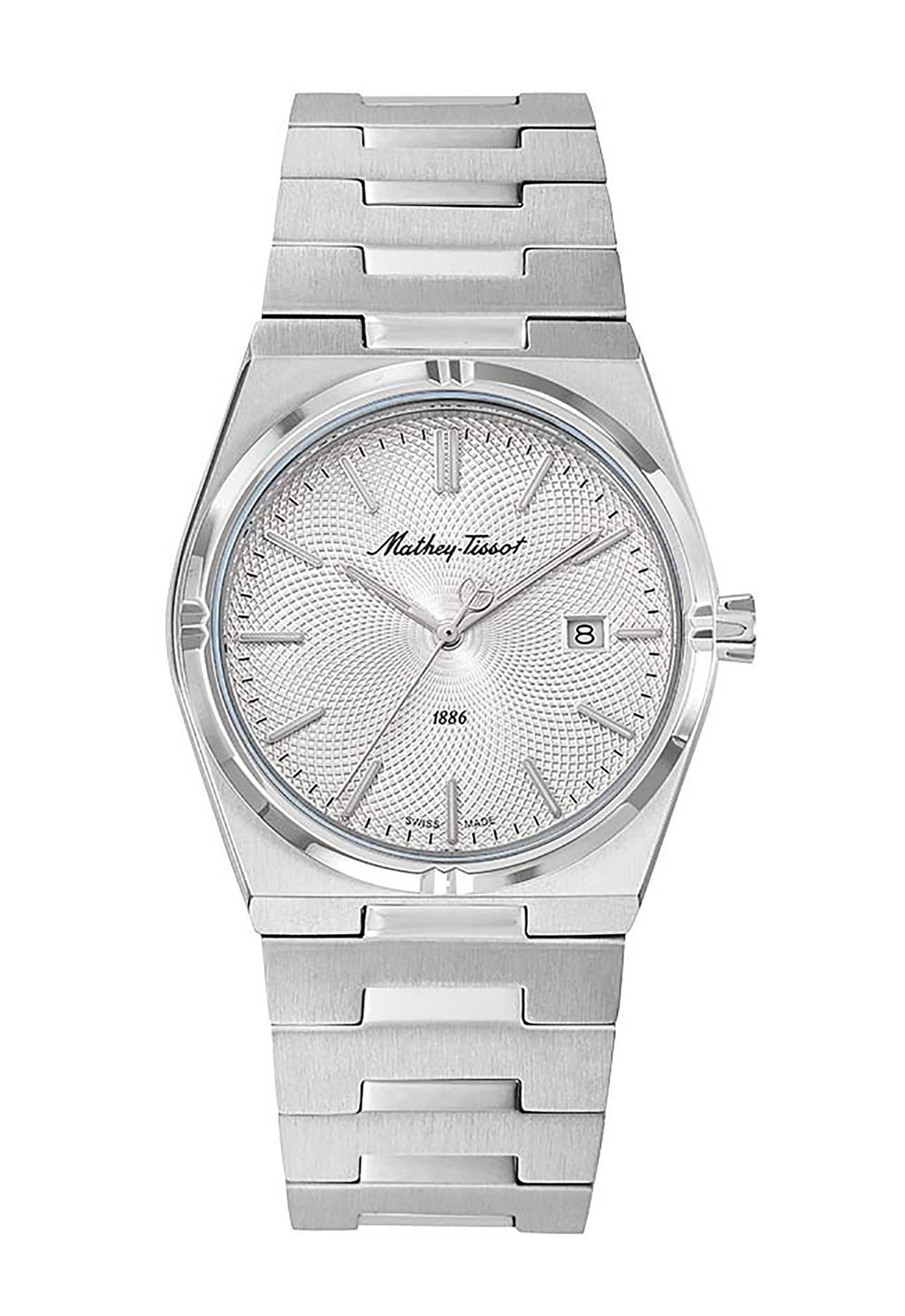 Mathey-Tissot Zeus Stainless Steel Silver Dial Quartz D118AS Women's Watch