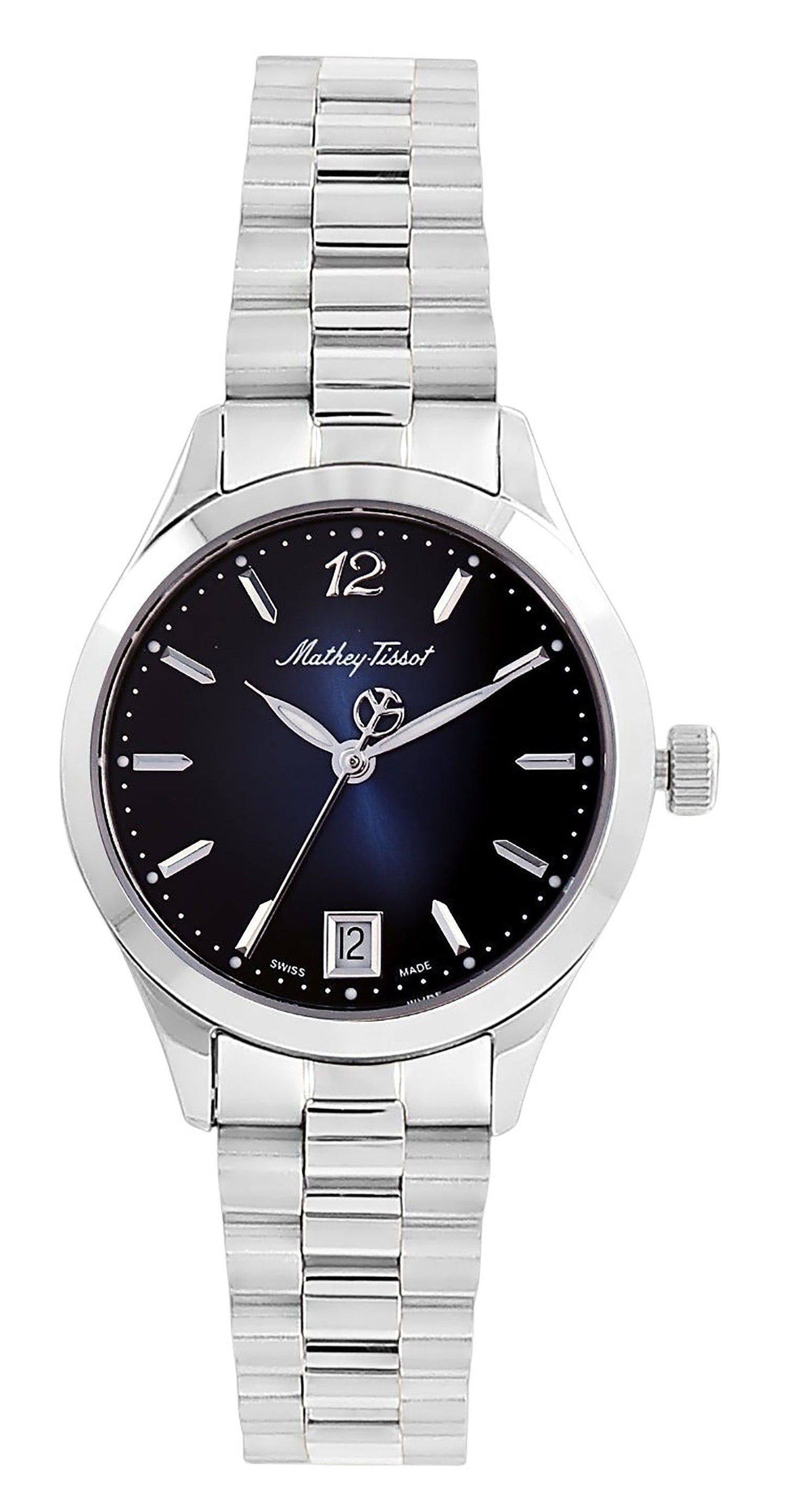 Mathey-Tissot Urban Stainless Steel Blue Dial Quartz D411MABU Women's Watch