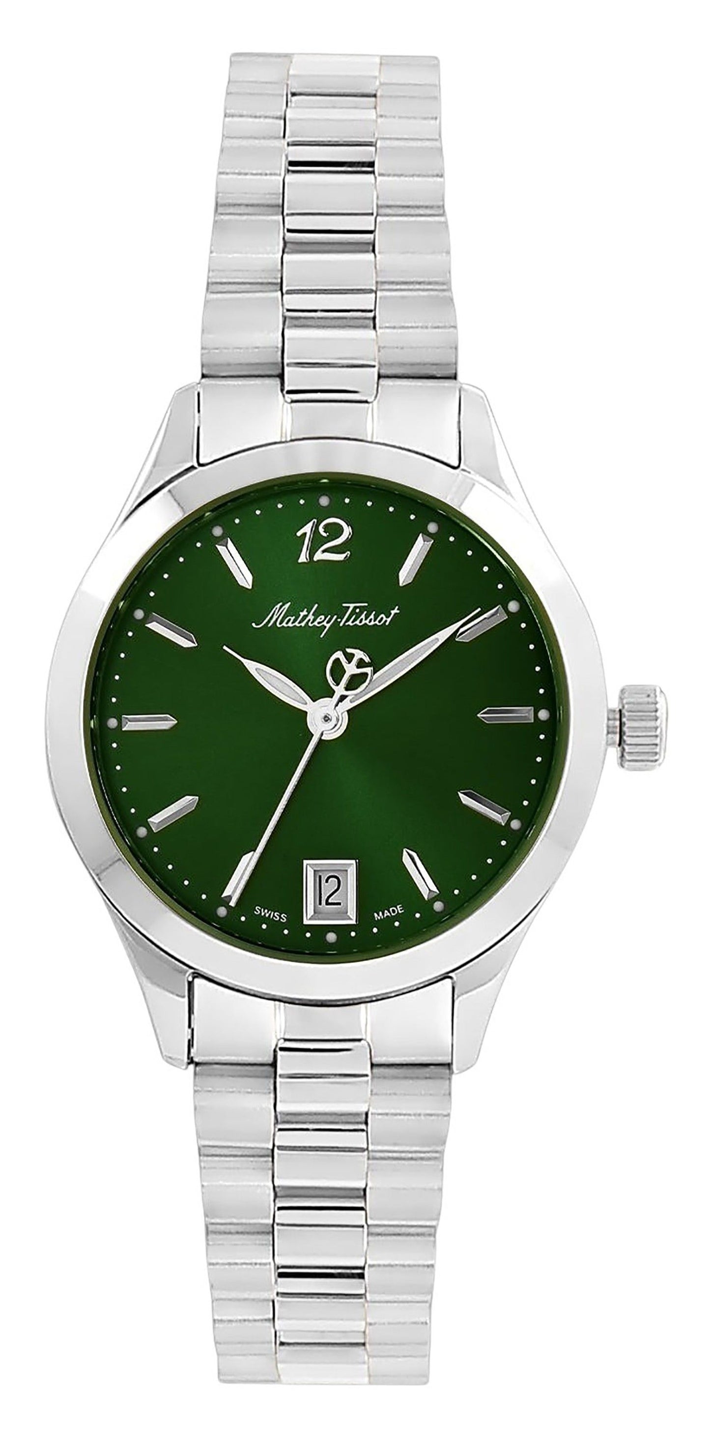 Mathey-Tissot Urban Stainless Steel Green Dial Quartz D411MAV Women's Watch