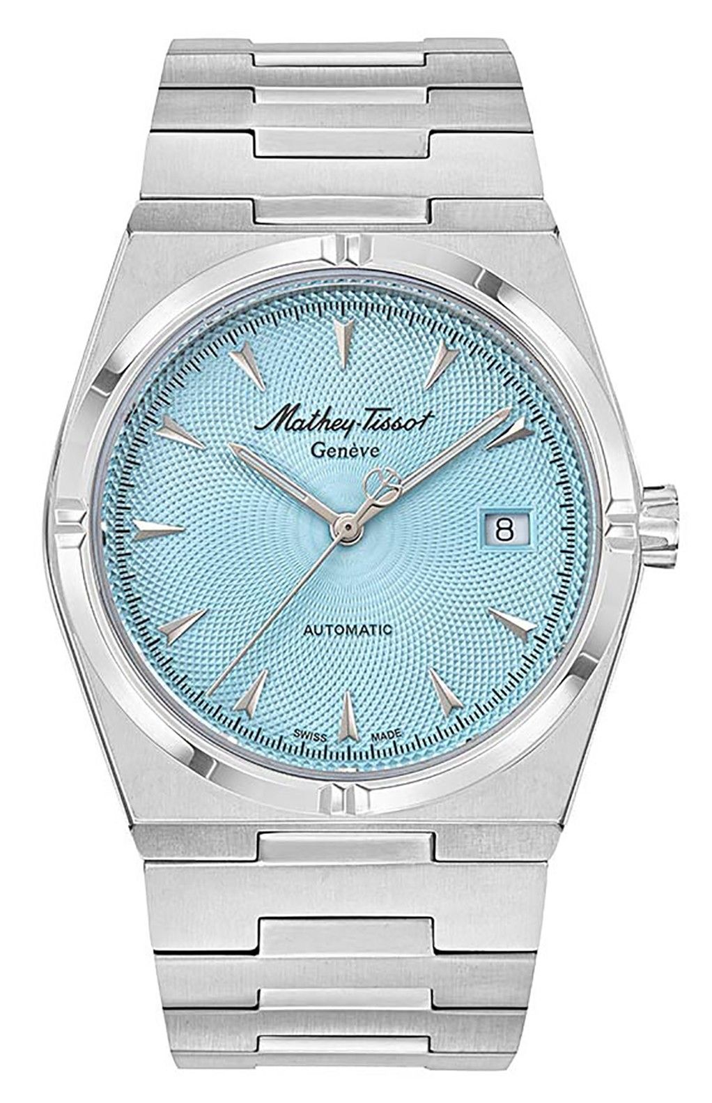 Mathey-Tissot Zeus Stainless Steel Blue Dial Automatic H118ATSK Men's Watch