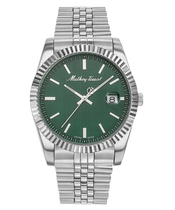 Mathey-Tissot Mathy III Stainless Steel Green Dial Quartz H810AV Men's Watch