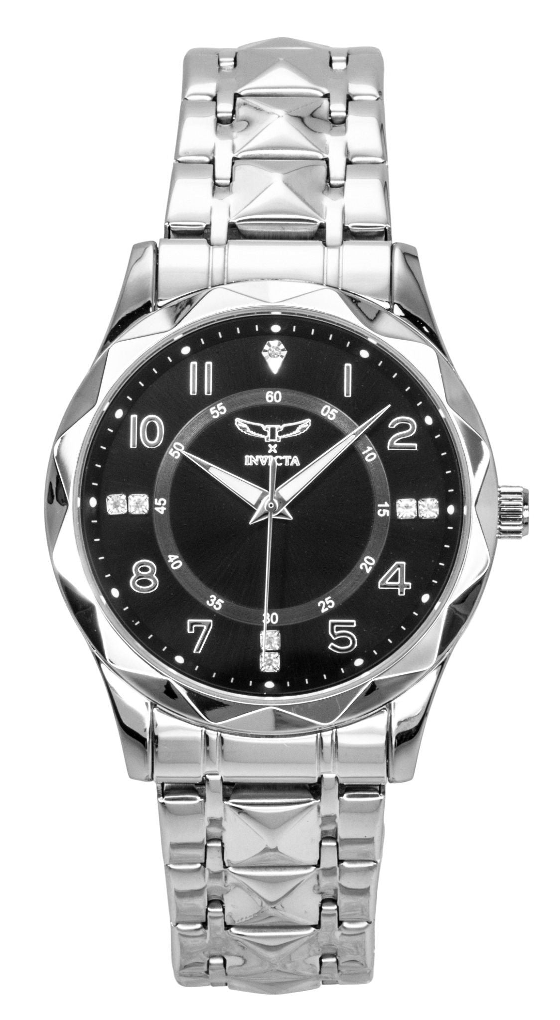 Invicta Specialty Stainless Steel Black Dial Quartz 69027 Men's Watch