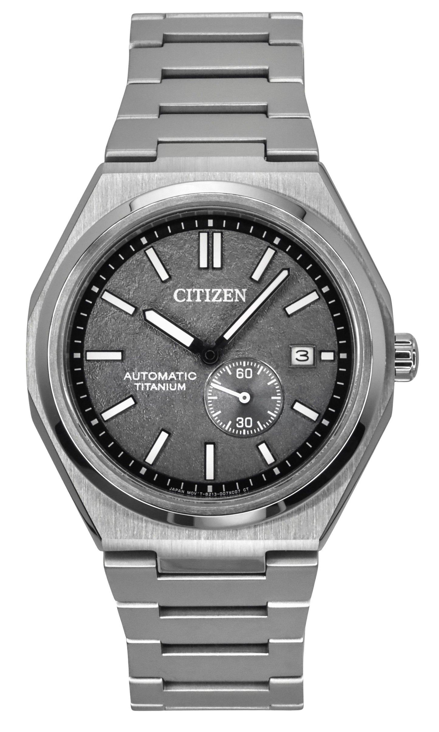 Citizen Zenshin Super Titanium Grey Dial Automatic NJ0180-80H 100M Men's Watch
