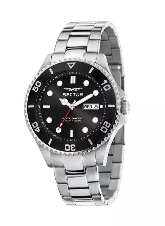 Sector 230 Stainless Steel Black Dial Quartz R3223161021 100M Men's Watch