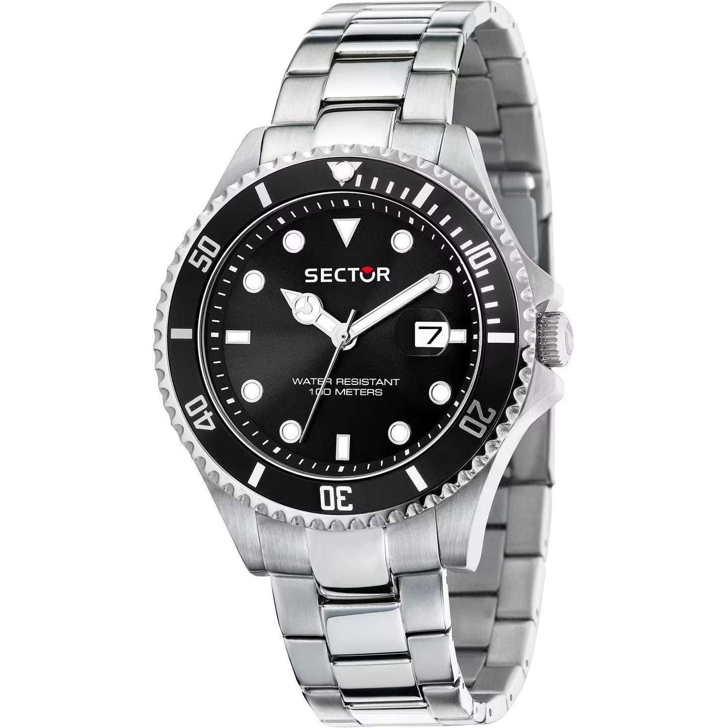 Sector 230 Stainless Steel Black Dial Quartz R3253161058 100M Men's Watch