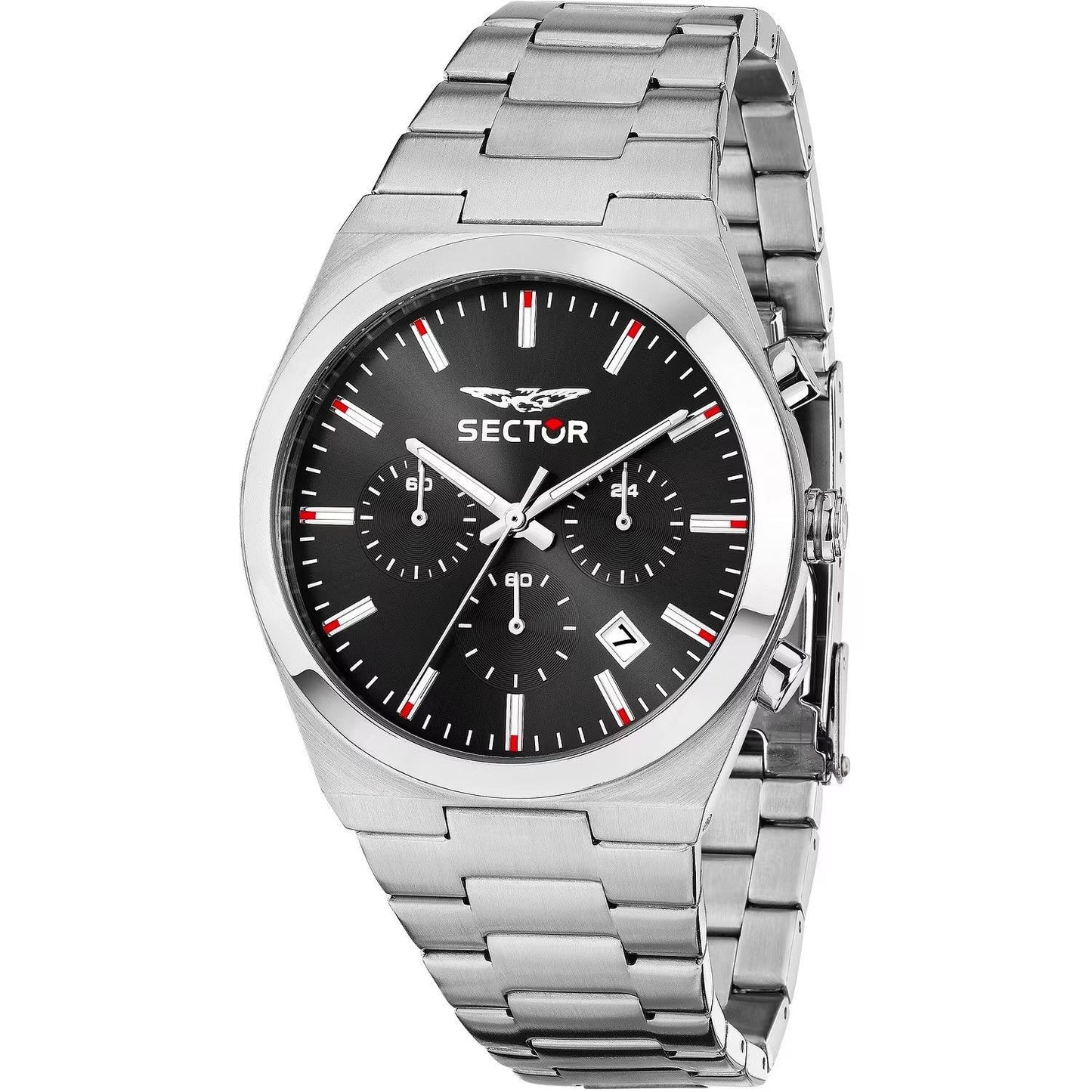 Sector C300 Chronograph Stainless Steel Black Dial Quartz R3273301001 Men's Watch