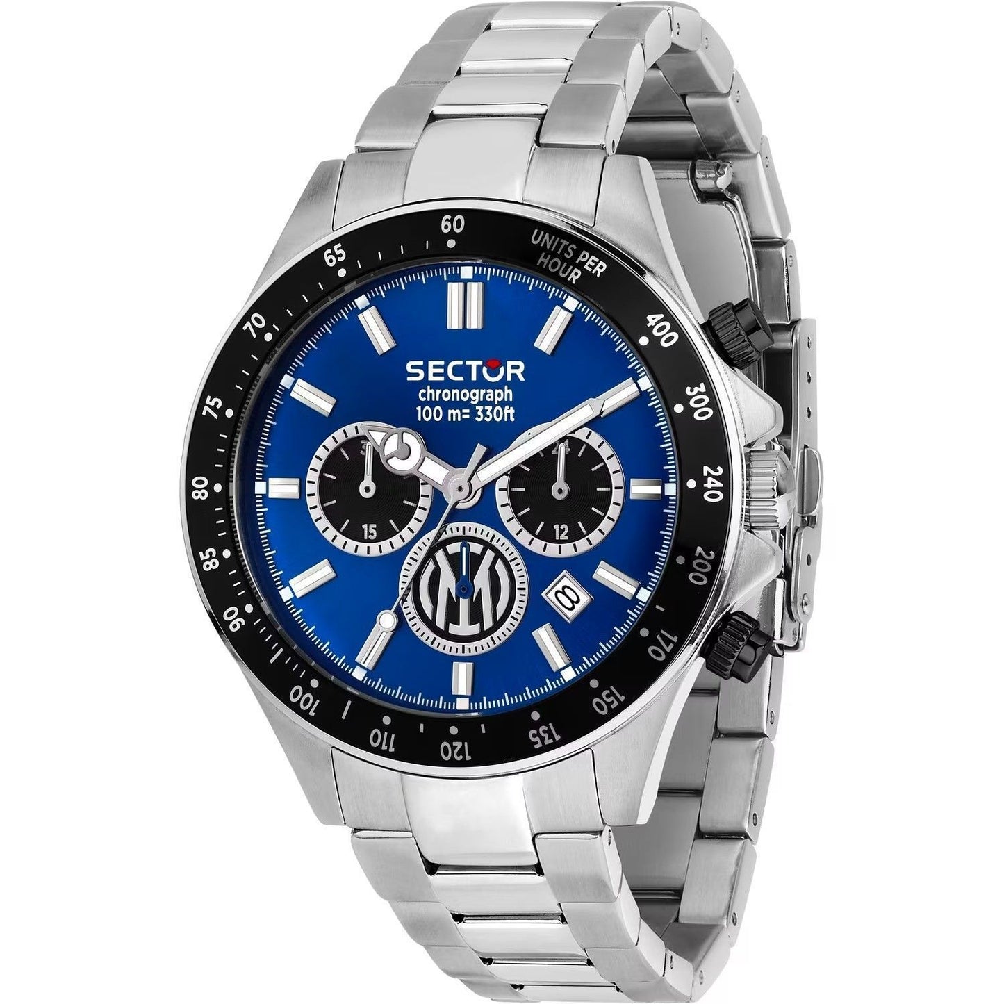 Sector 230 Chronograph Stainless Steel Blue Dial Quartz R3273661052 Men's Watch