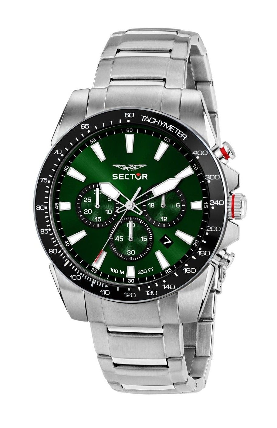 Sector 450 Chronograph Stainless Steel Green Dial Quartz R3273776010 Men's Watch
