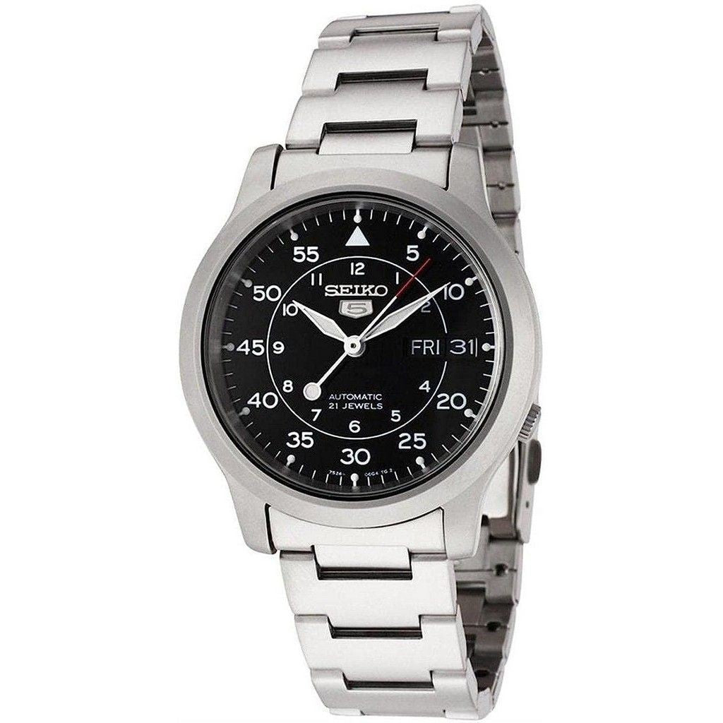 Refurbished Seiko 5 Automatic SNK809 SNK809K1 SNK809K 21 Jewel Men's Watch