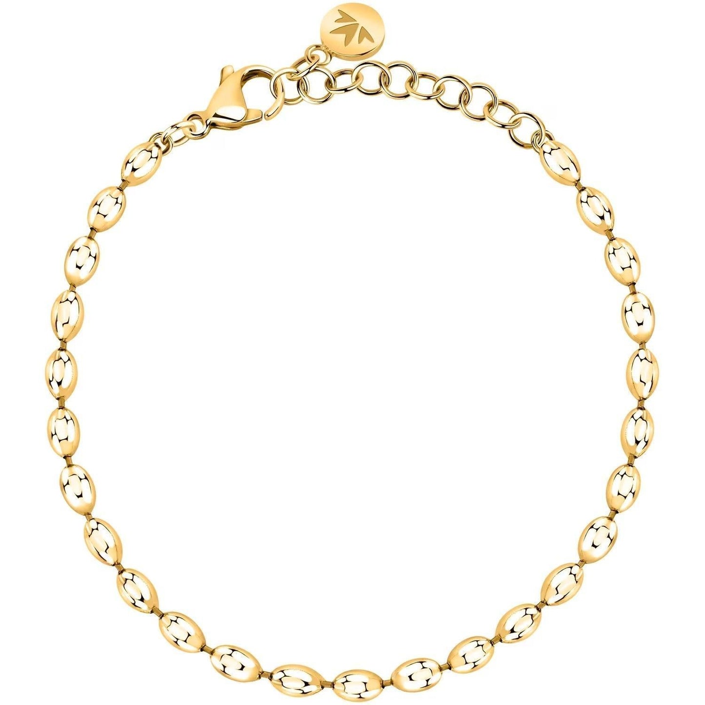 Morellato Intrecci Gold Tone Steel Necklace Bracelet SAZC14 For Women