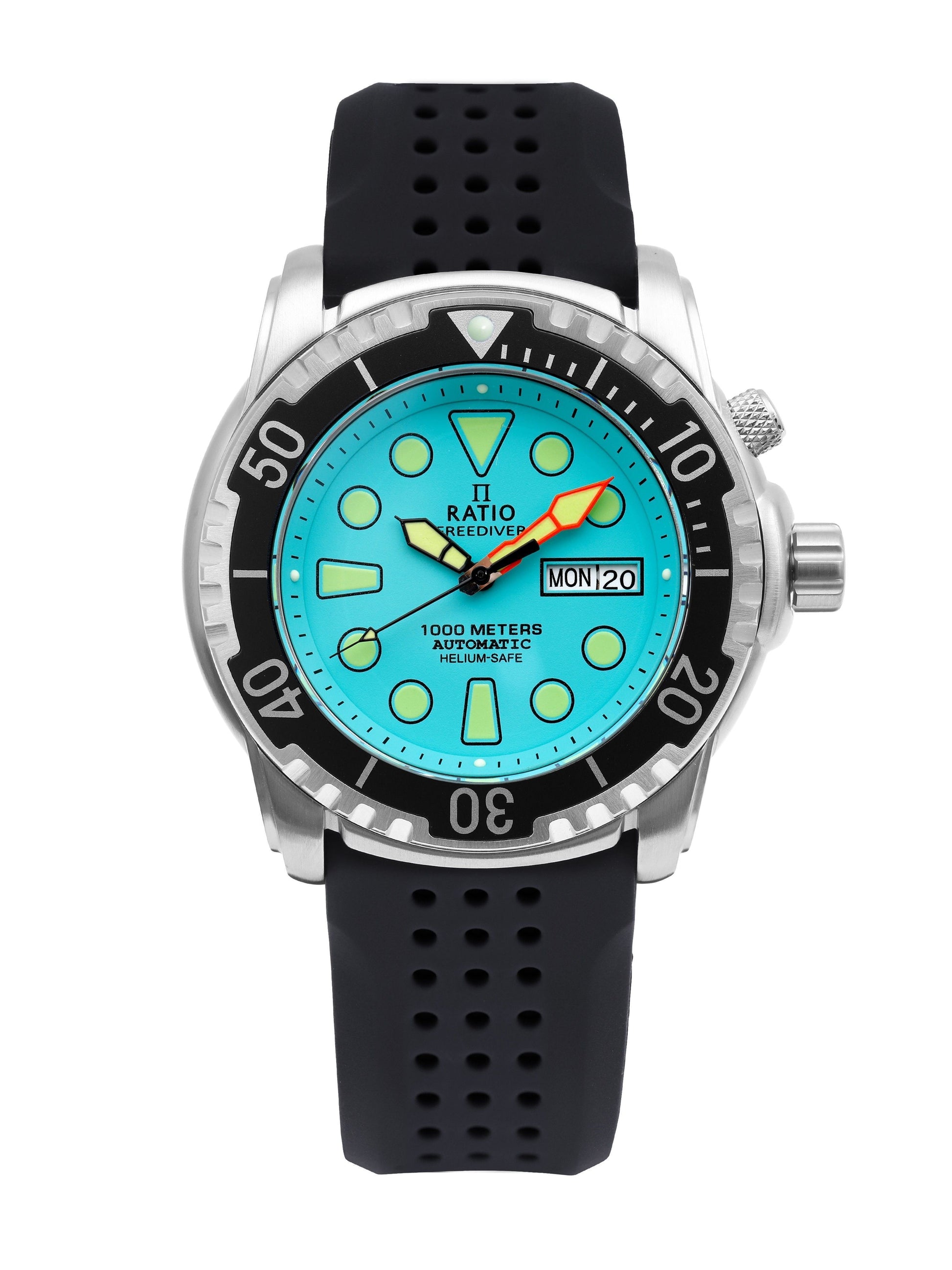 Ratio FreeDiver Helium-Safe 1000M Sapphire Automatic 1068HA90-34VA-IBLU Men's Watch