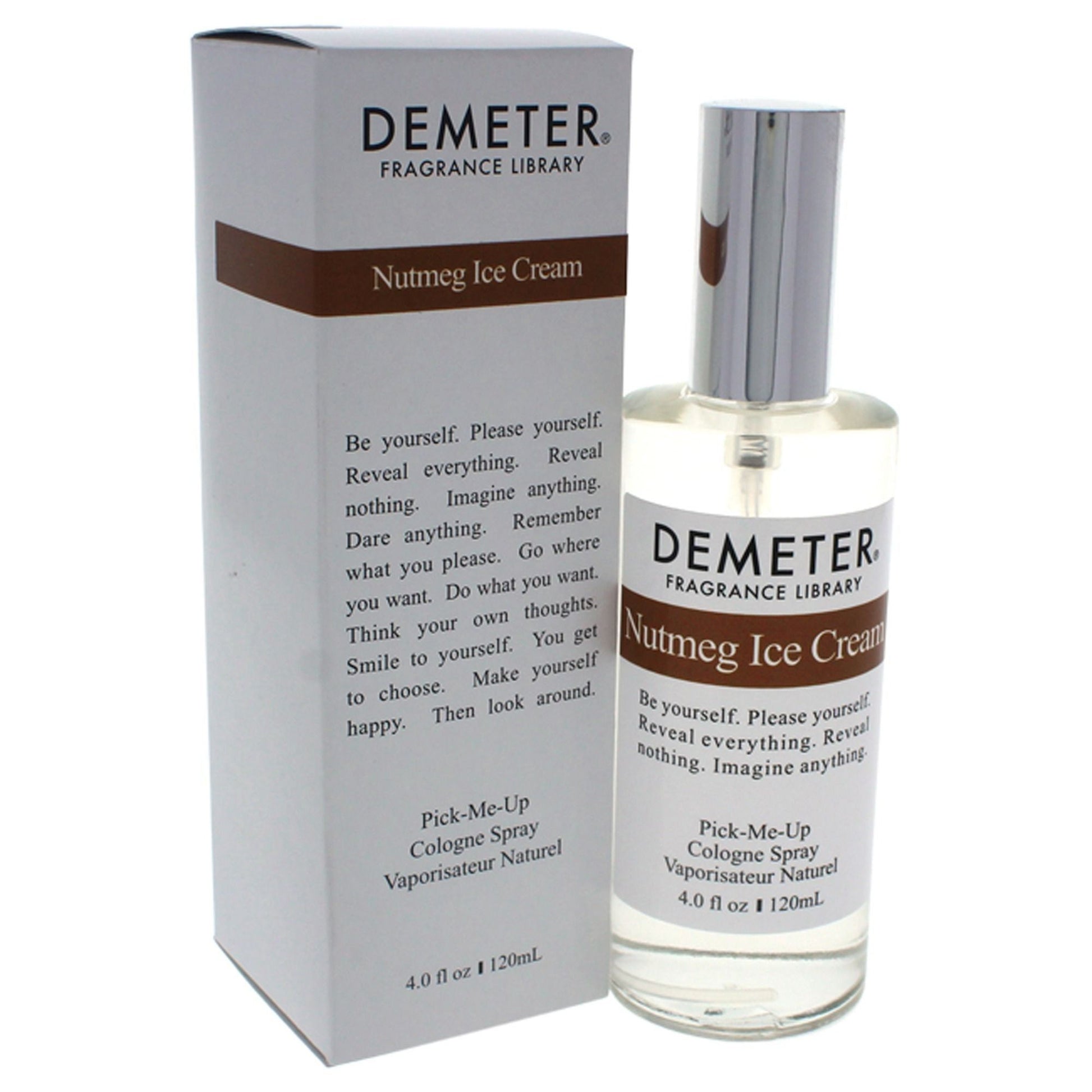 Demeter Nutmeg Ice Cream by Demeter for Women 4 oz Cologne Spray