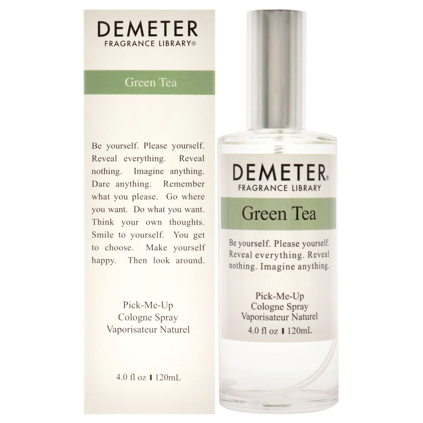 Demeter Green Tea for Unisex - 4 oz Cologne Spray