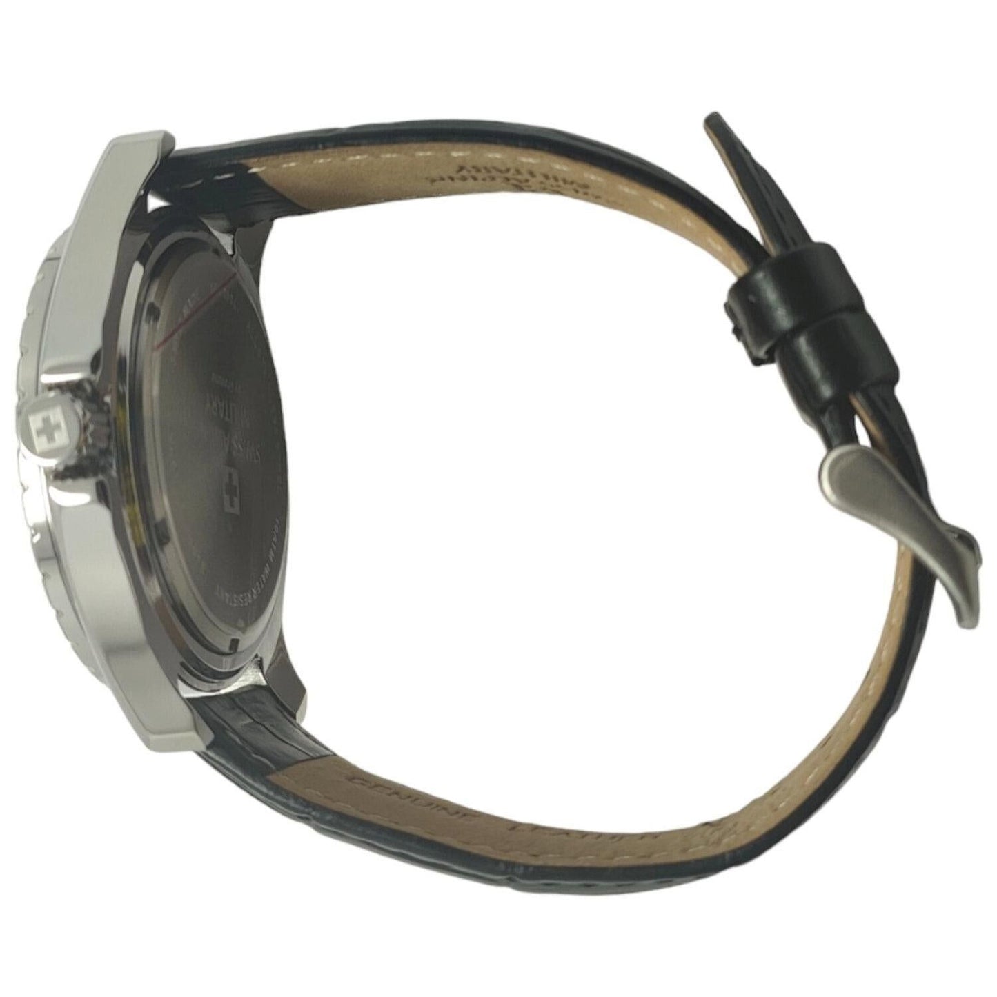 Swiss Alpine Military By Grovana Nautilus White Dial Quartz 7040.1532 100M Men's Watch