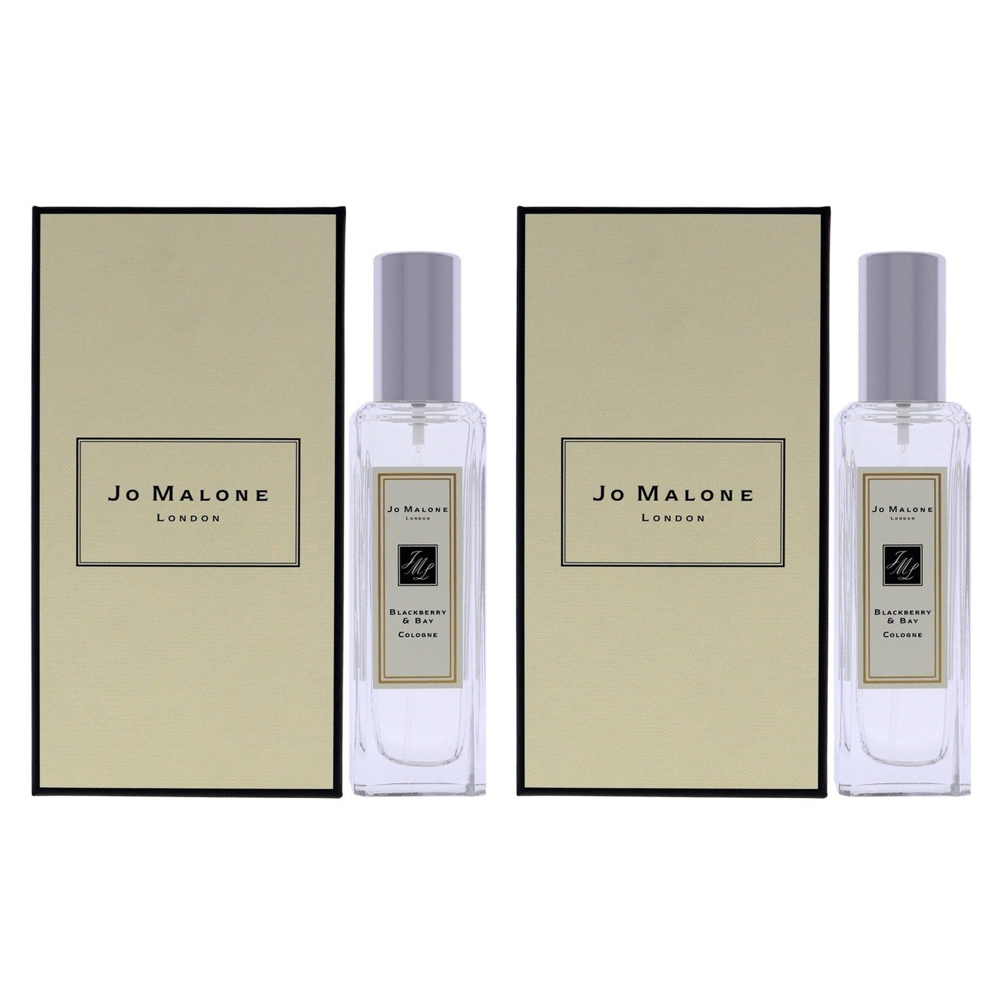 Jo Malone Blackberry and Bay for Women 1 oz Cologne Spray Pack of 2