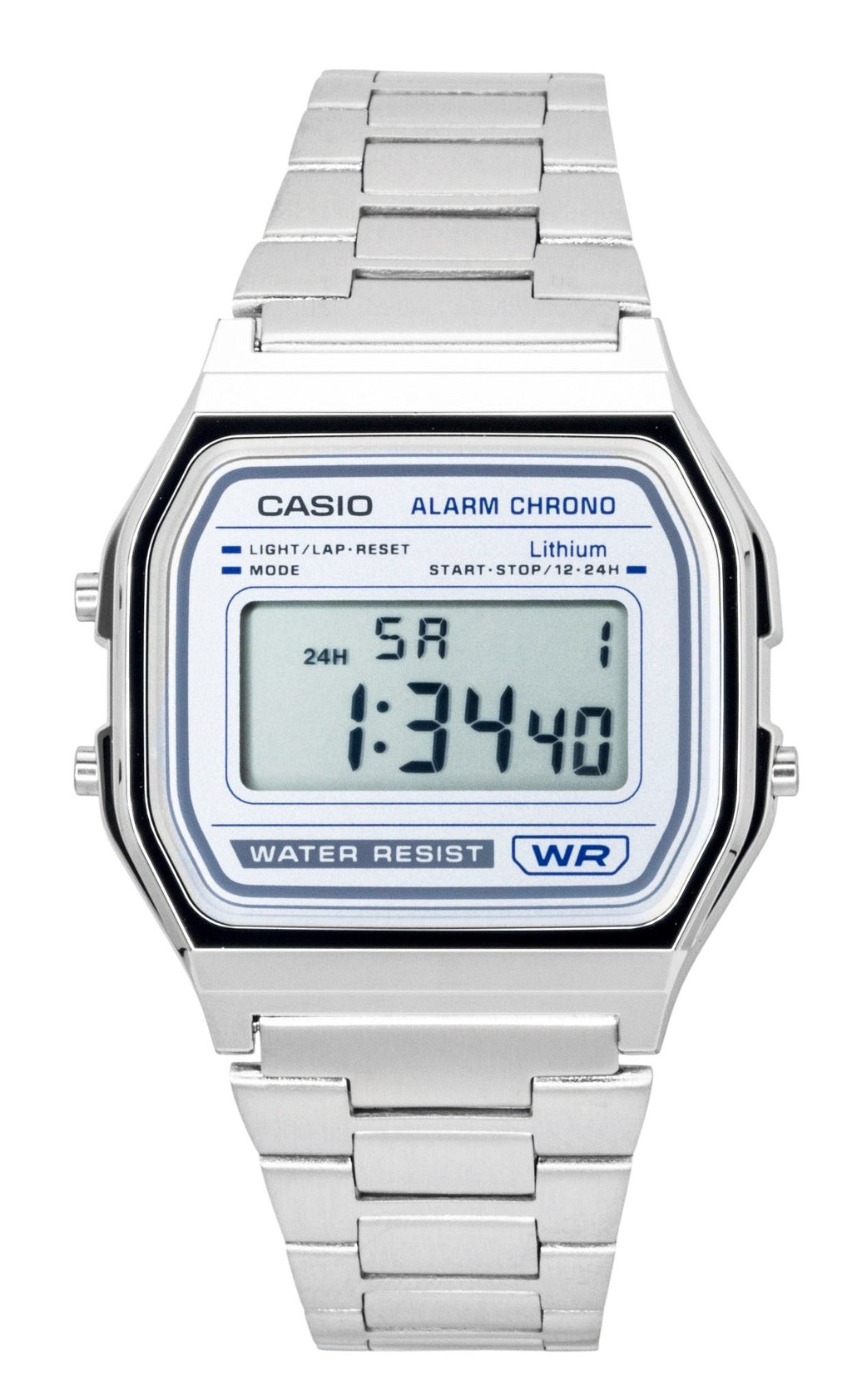 Casio Digital Blanc A158WEA-7