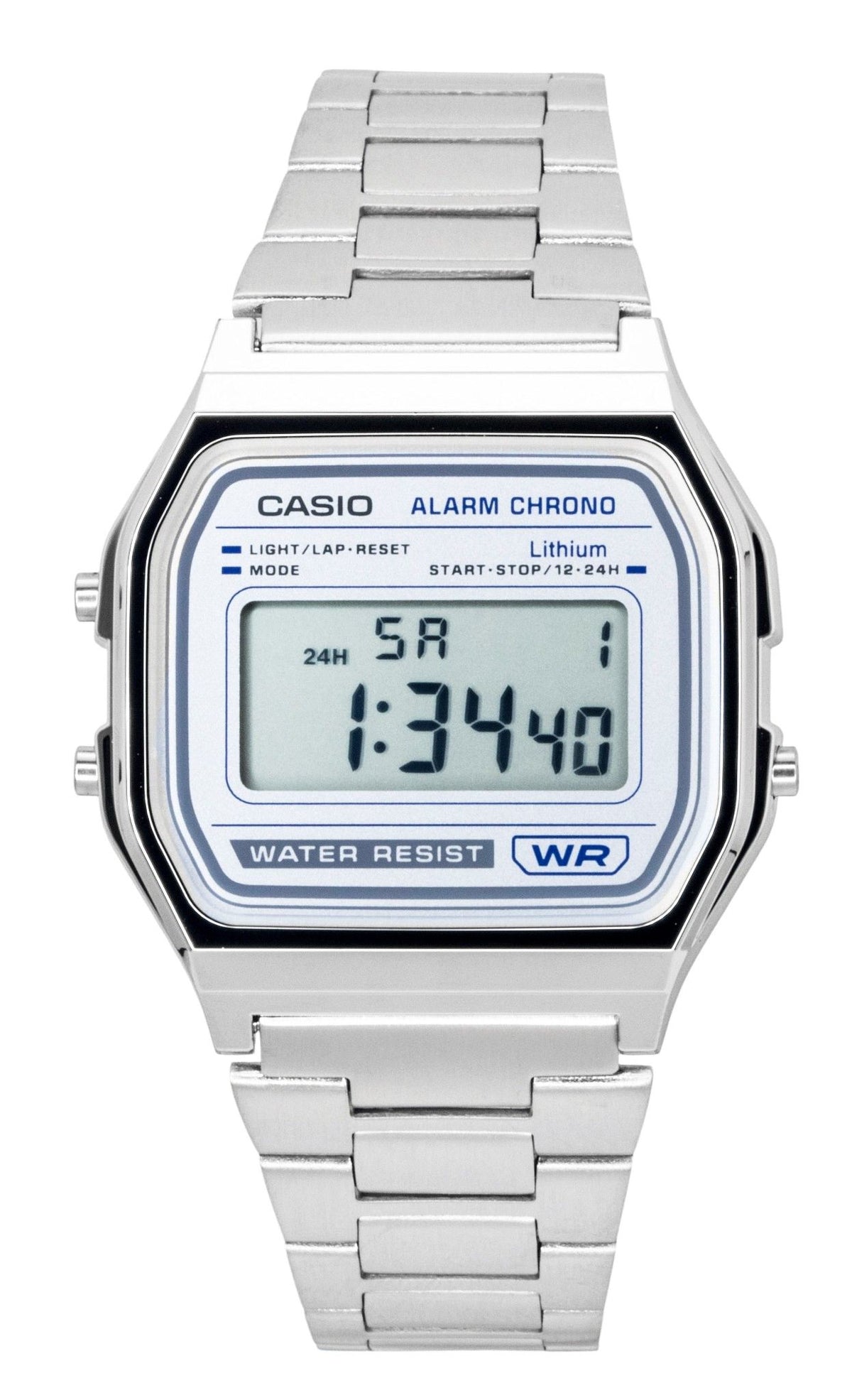 Casio Digital Blanc A158WEA-7