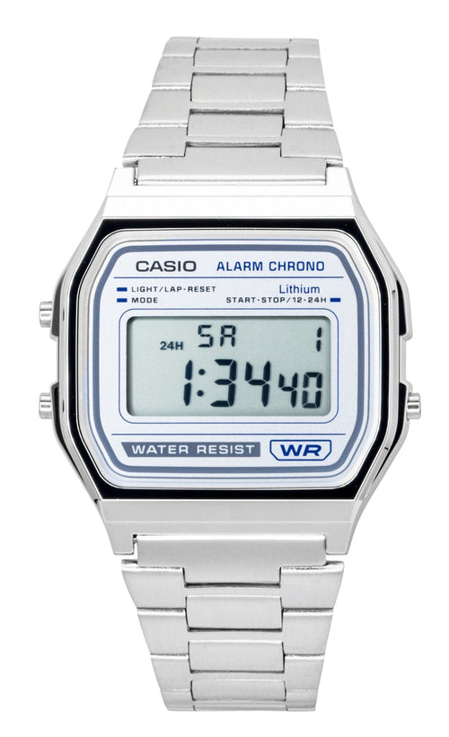 Casio Digital Blanc A158WEA-7
