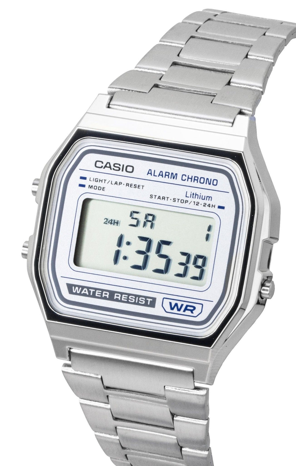 Casio Digital Blanc A158WEA-7