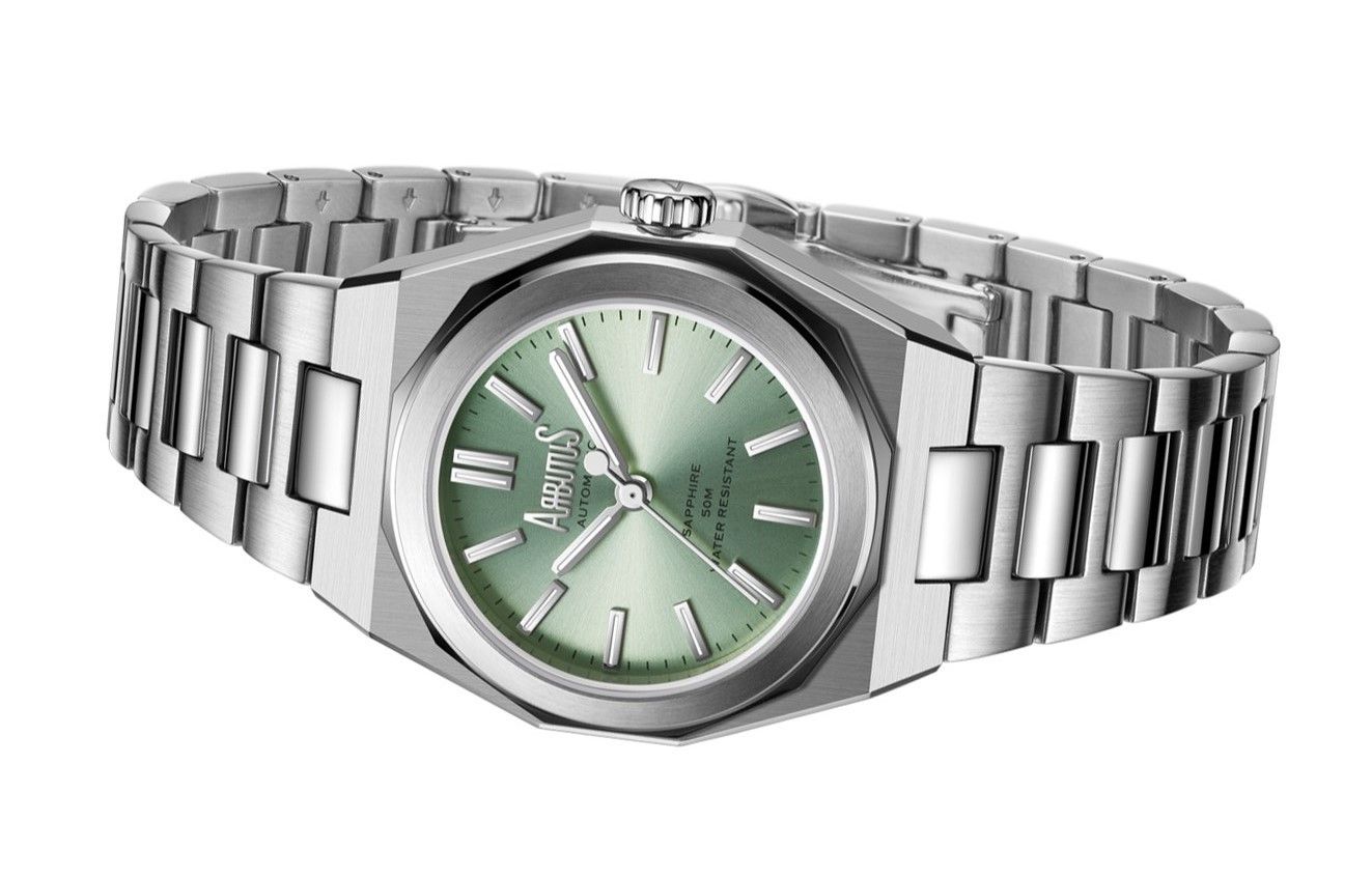 Arbutus SoHo Stainless Steel Green Dial Automatic AR2401SGS Women's Watch