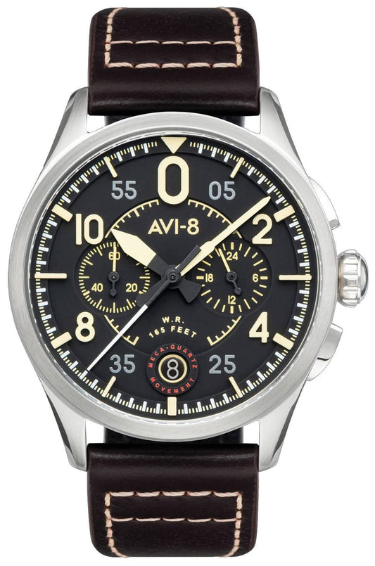 AVI-8 Spitfire Lock Midnight Oak Chronograph Quartz AV-4089-01 Men's Watch