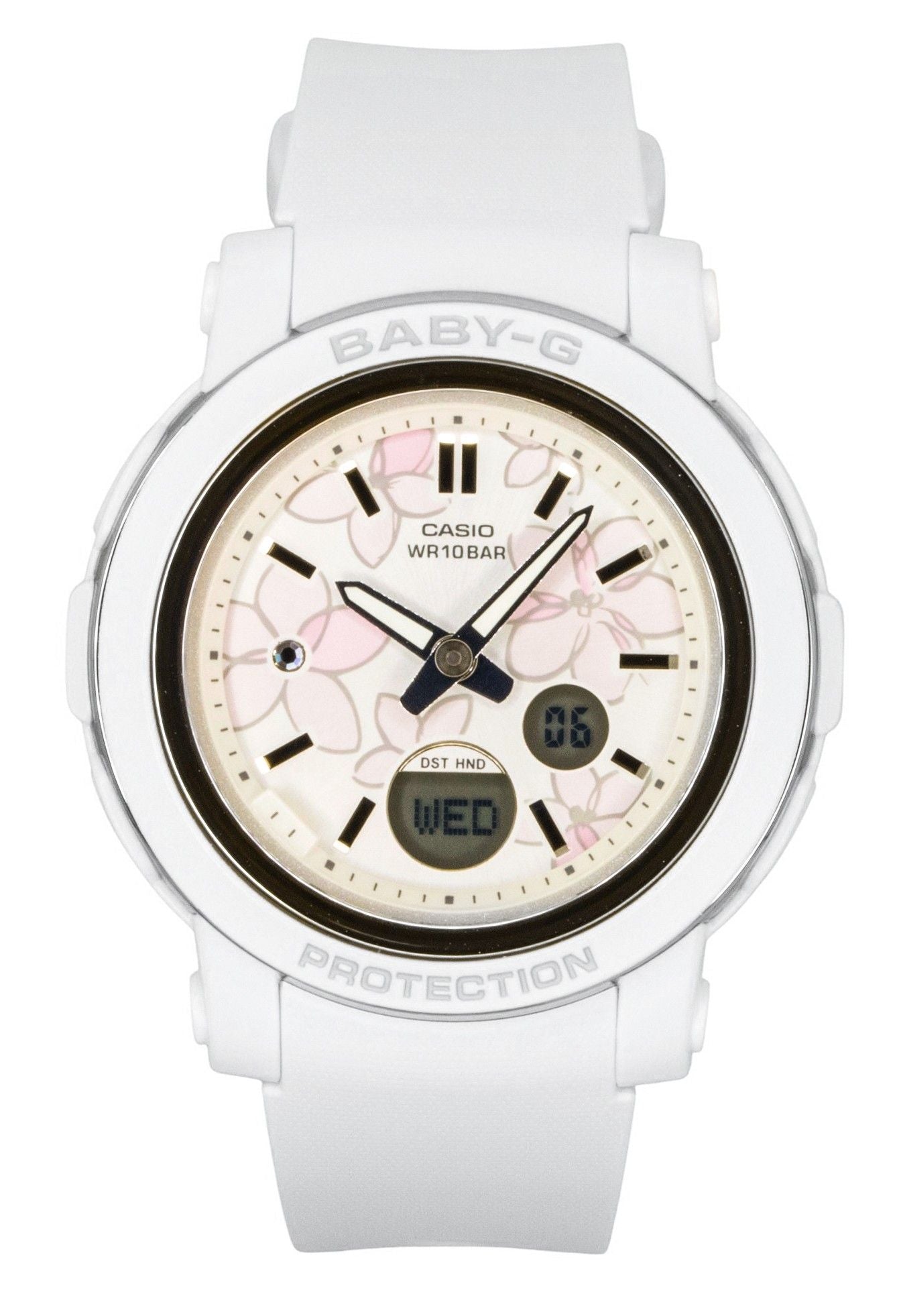 Casio Baby-G Analog Digital Resin Strap Multicolor Dial Quartz BGA-290FL-7A 100M Women's Watch