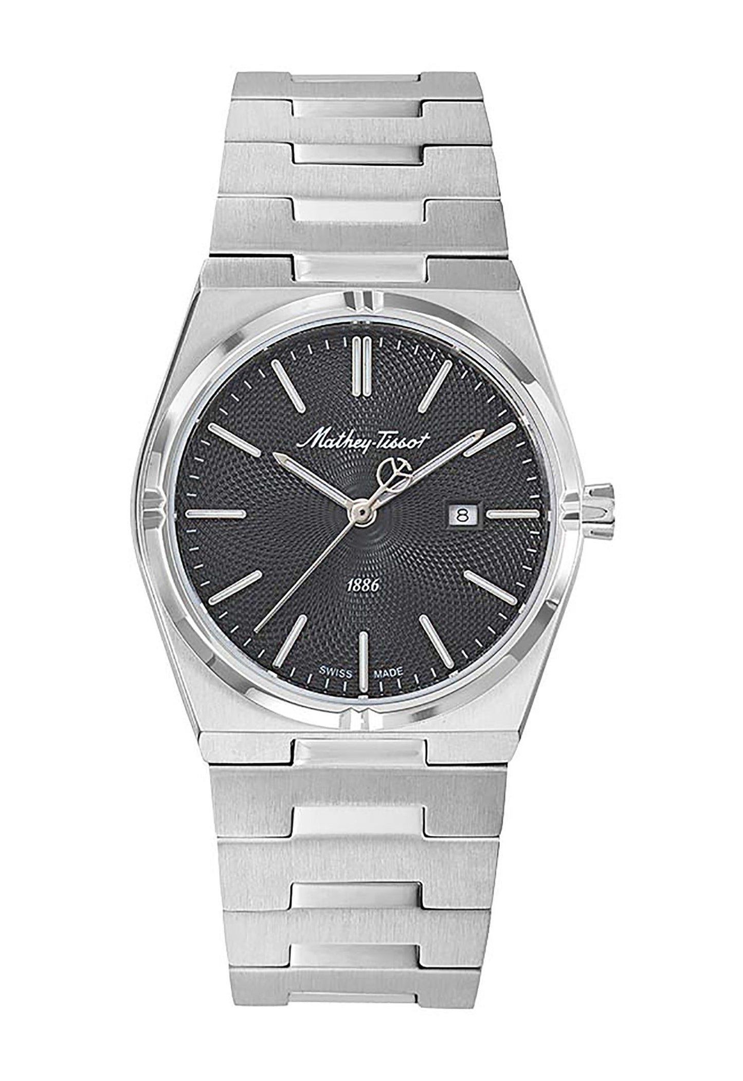 Mathey-Tissot Zeus Stainless Steel Black Dial Quartz D118AN Women's Watch