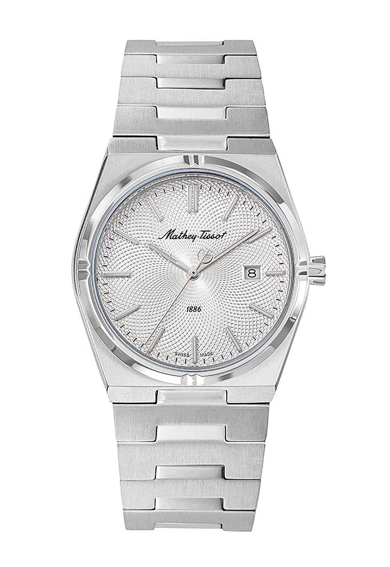 Mathey-Tissot Zeus Stainless Steel Silver Dial Quartz D118AS Women's Watch