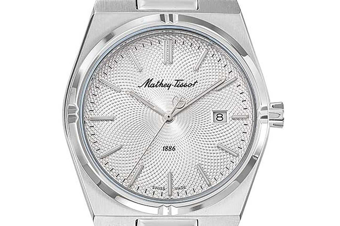 Mathey-Tissot Zeus Stainless Steel Silver Dial Quartz D118AS Women's Watch