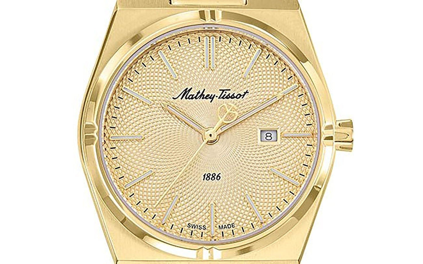 Mathey-Tissot Zeus Gold Tone Stainless Steel Champagne Dial Quartz D118PDI Women's Watch