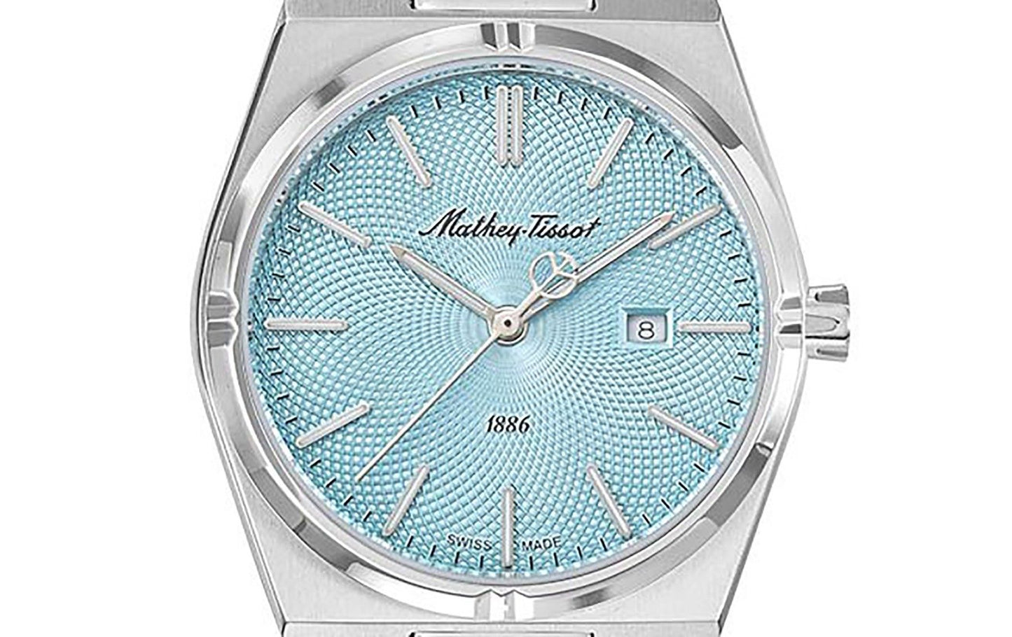 Mathey-Tissot Zeus Stainless Steel Blue Dial Quartz D118SK Women's Watch