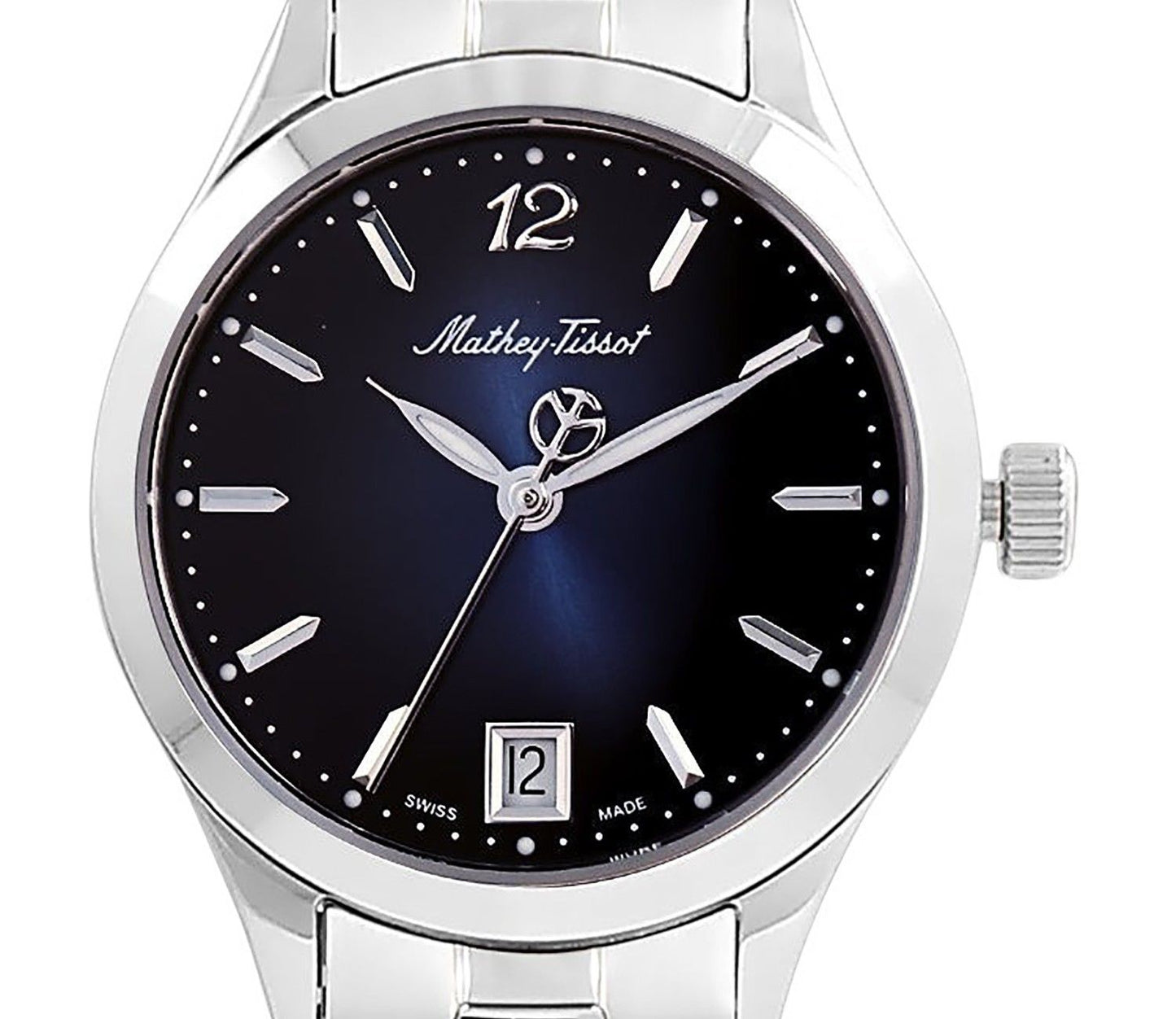 Mathey-Tissot Urban Stainless Steel Blue Dial Quartz D411MABU Women's Watch