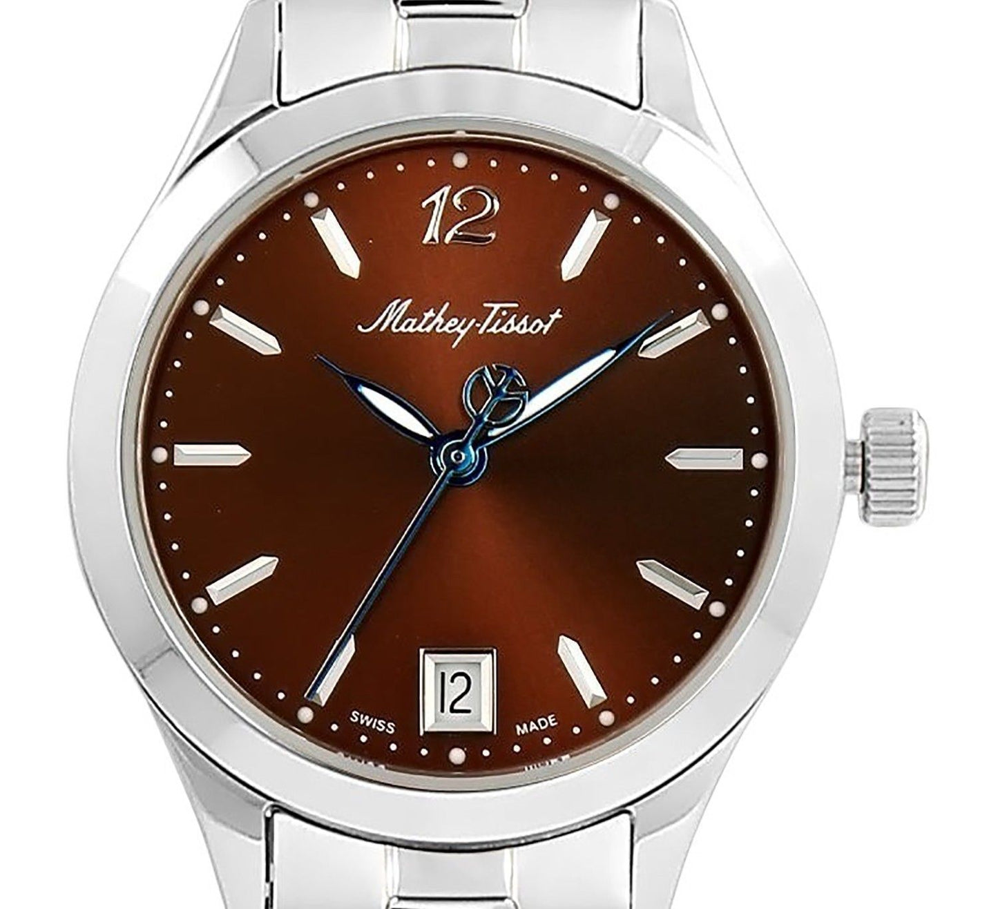 Mathey-Tissot Urban Stainless Steel Brown Dial Quartz D411MAM Women's Watch