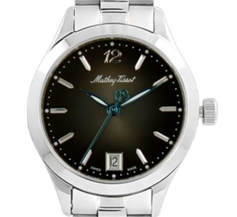 Mathey-Tissot Urban Stainless Steel Black Dial Quartz D411MAN Women's Watch