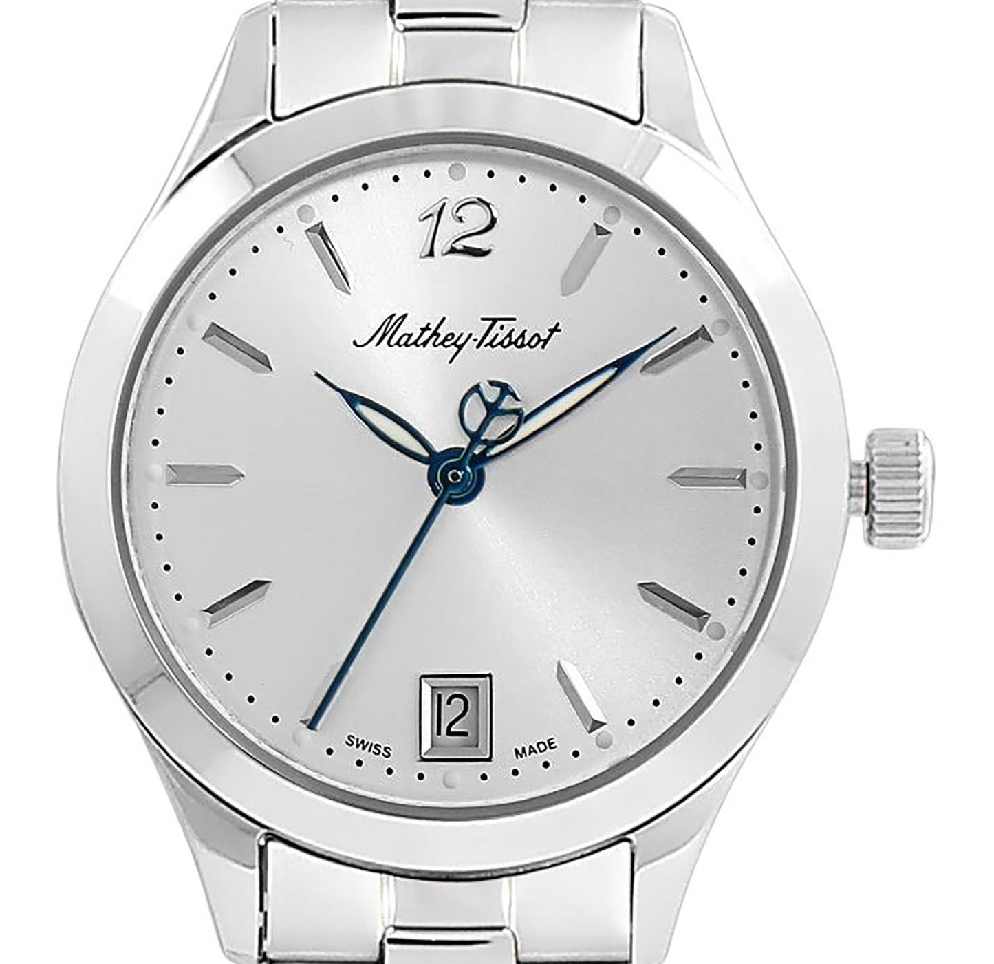 Mathey-Tissot Urban Stainless Steel Silver Dial Quartz D411MAS Women's Watch