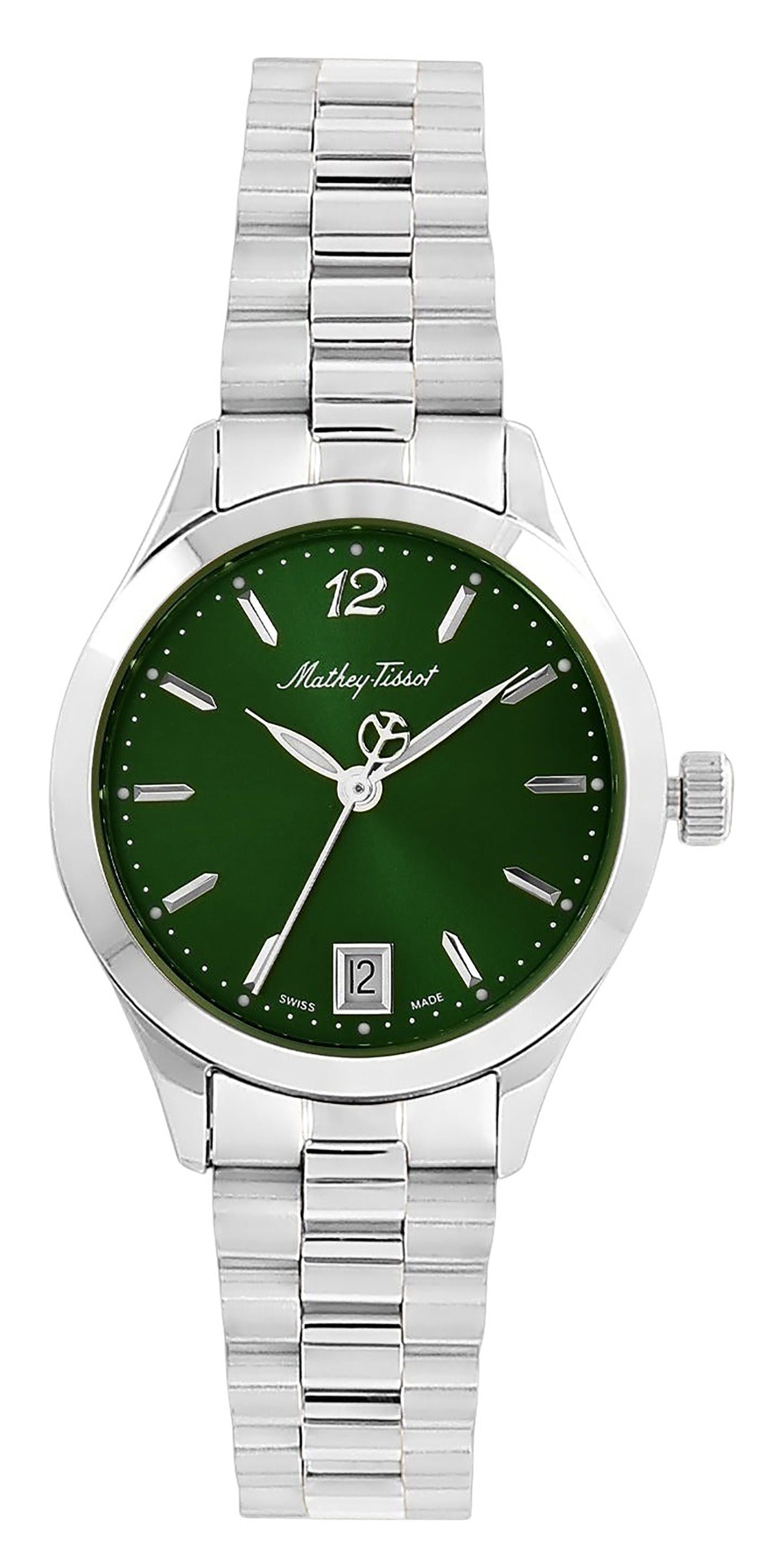 Mathey-Tissot Urban Stainless Steel Green Dial Quartz D411MAV Women's Watch