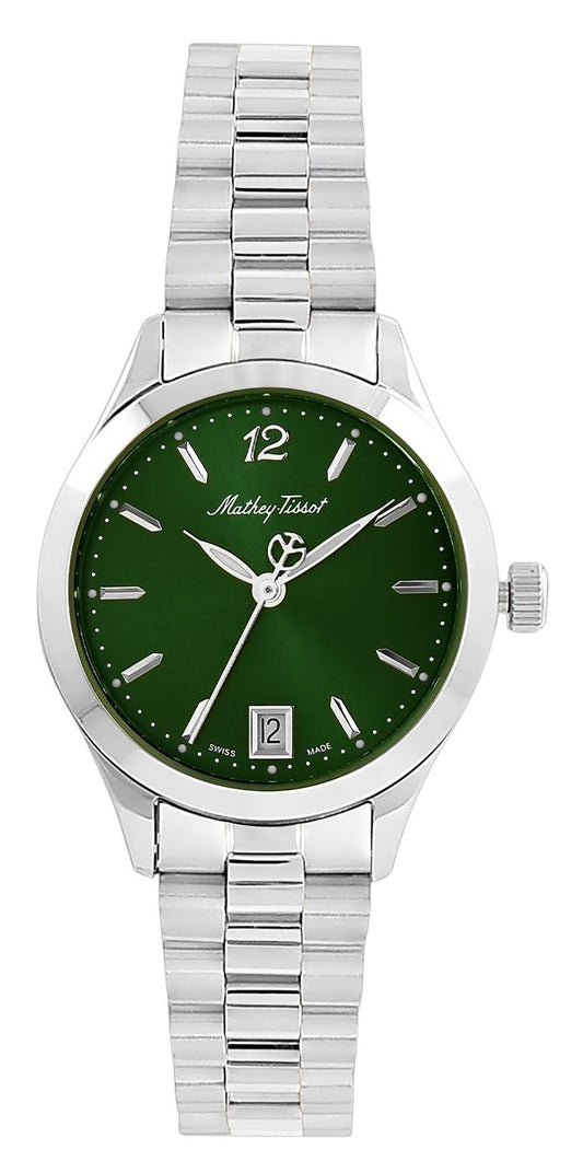 Mathey-Tissot Urban Stainless Steel Green Dial Quartz D411MAV Women's Watch