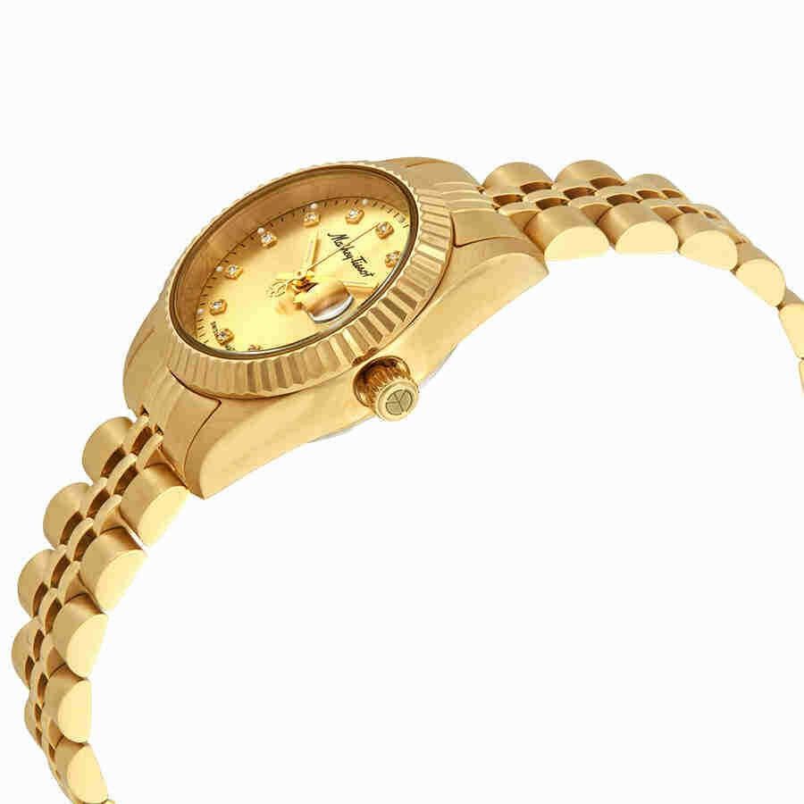 Mathey-Tissot Mathy II Gold Tone Stainless Steel Gold Dial Quartz D710PDI Women's Watch