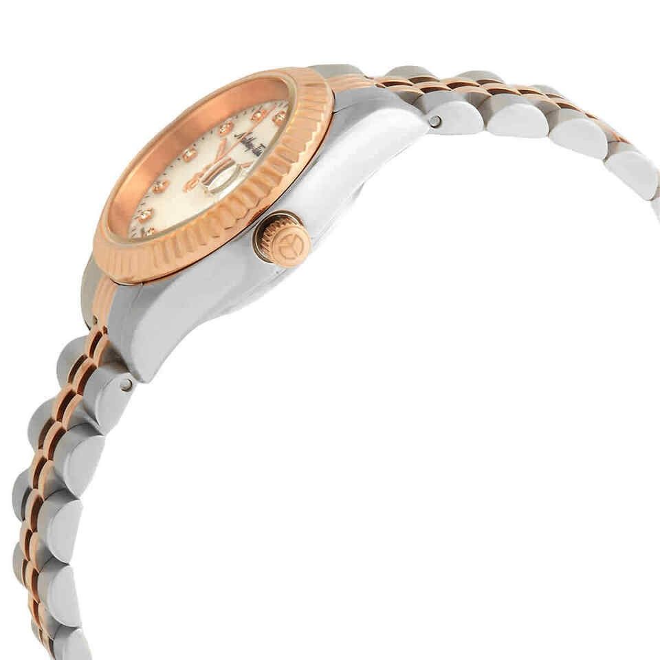 Mathey-Tissot Mathy II Two Tone Stainless Steel White Dial Quartz D710RA Women's Watch