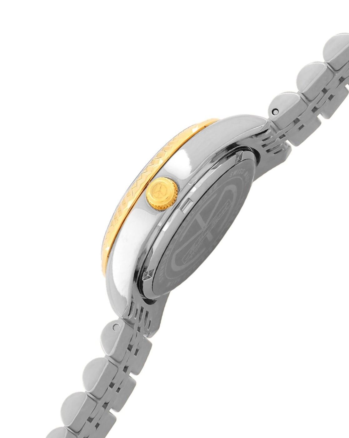 Mathey-Tissot Mathy III Two Tone Stainless Steel Blue Dial Quartz D810BBU Women's Watch