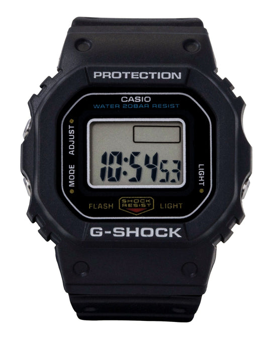 Casio G-Shock Nano Digital Black Bio-Based Resin Strap Quartz DWN-5600-1 200M Unisex Watch