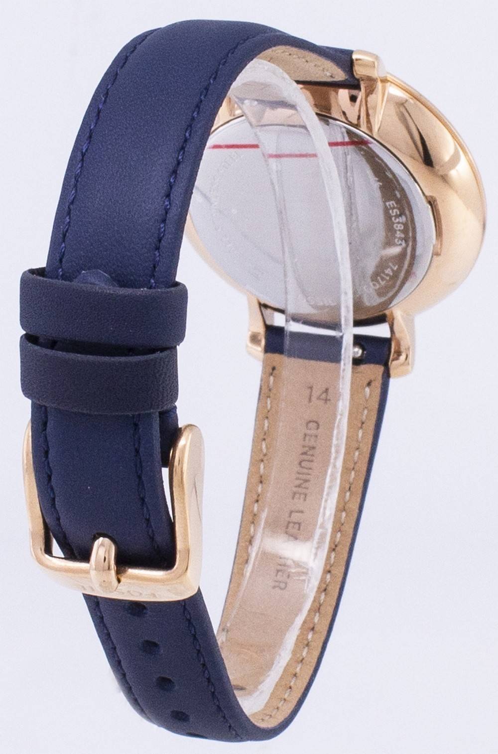 Fossil Jacqueline Navy Leather Argent