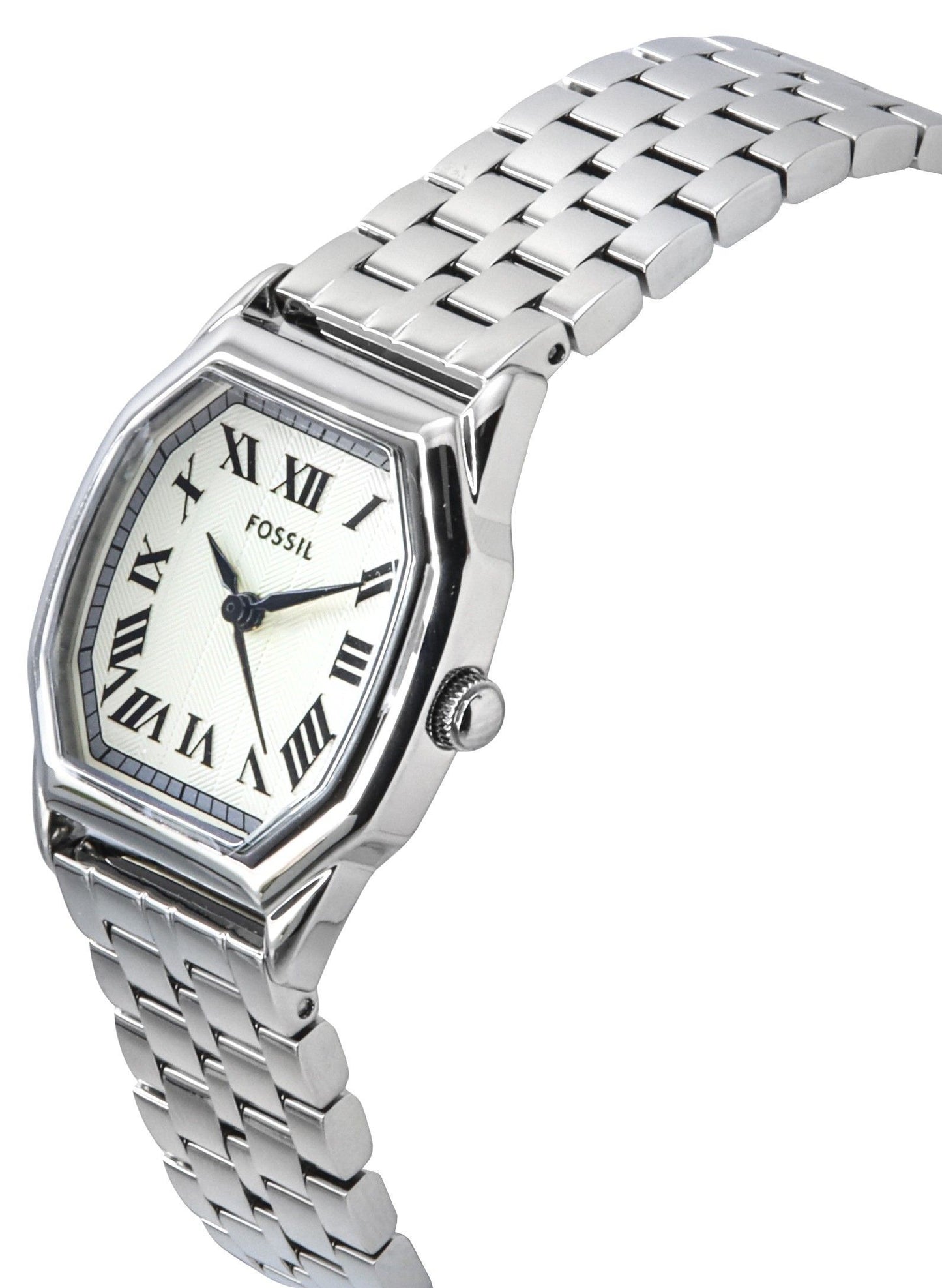 Fossil Harlow Stainless Steel Cream Dial Quartz ES5363 Women's Watch