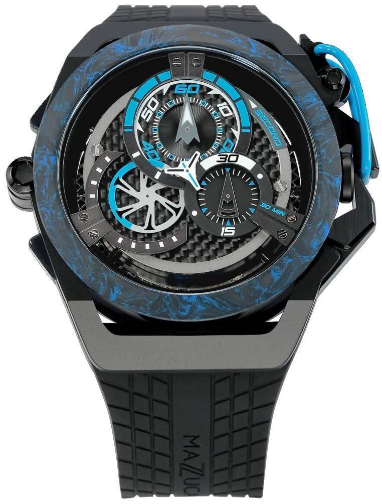 Mazzucato Rim Monza Reversible Chronograph Twin Dial Automatic F1-BK2925 Men's Watch