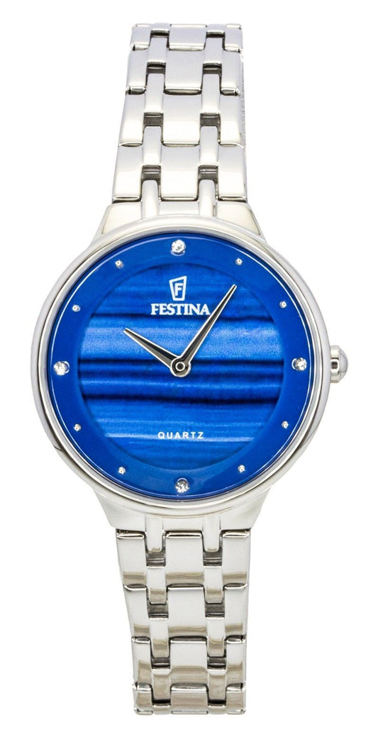 Festina Mademoiselle Stainless Steel Blue Dial Quartz F20600-A Women's Watch