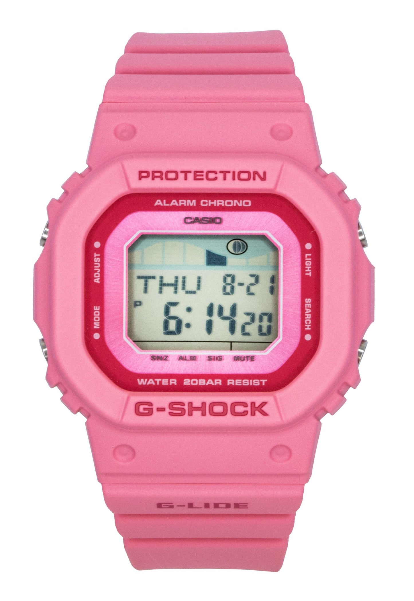 Casio G-Shock G-Lide Digital Bio-Based Resin Strap Quartz GLX-S5610-4 200M Women's Watch