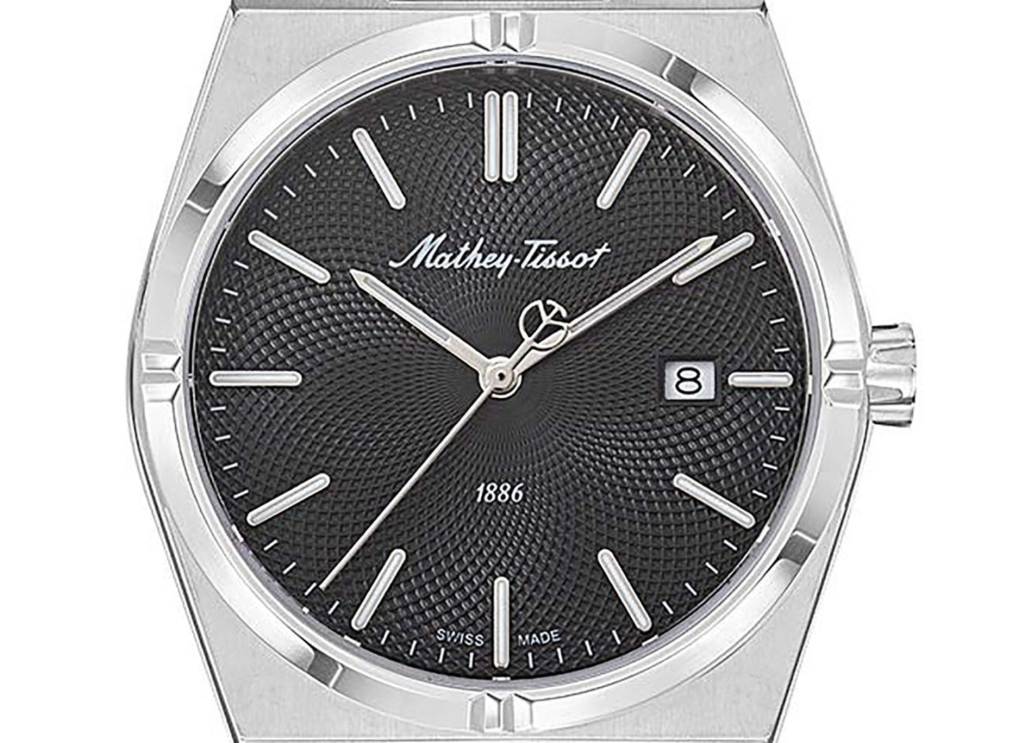 Mathey-Tissot Zeus Stainless Steel Black Dial Quartz H118AN Men's Watch